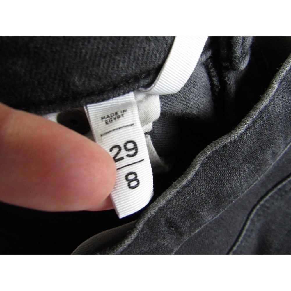 LOFT Jeans Black Legging Mid Rise Women's Size 29/8 - Picture 5 of 8
